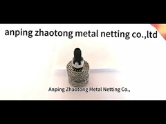 316L شبكة الأسلاك الخزيلة السلك التوأم / سلك دوغان 0.18mm عرض 38mm لثبات الحرارة