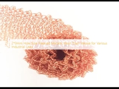 2 * 3mm حجم الثقب النسج الشبكة المعدنية النسج العادي للاستخدامات الصناعية المختلفة