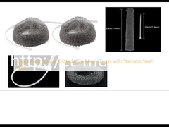 مرشح السوائل مربع رباط سلك شبكة غسيل مع سلك الفولاذ المقاوم للصدأ