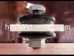 جوانات عادم شبكة أسلاك الفولاذ المقاوم للصدأ 40 * 20 * 10.3 مم شبكة سلكية محبوكة مضغوطة OEM