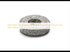 OEM شبكة سلكية معدنية مضغوطة محبوكة 65 * 41 * 23.5 مم حشية شبكة سلكية