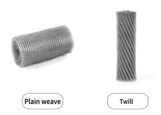 الفولاذ المقاوم للصدأ 316l محبوك شبكة سلكية 0.1 مم قطر 20-500 مم العرض