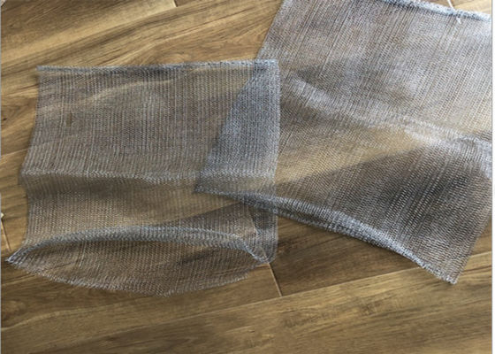 316 محبوك شبكة الفولاذ المقاوم للصدأ المموج / شقة ل demister