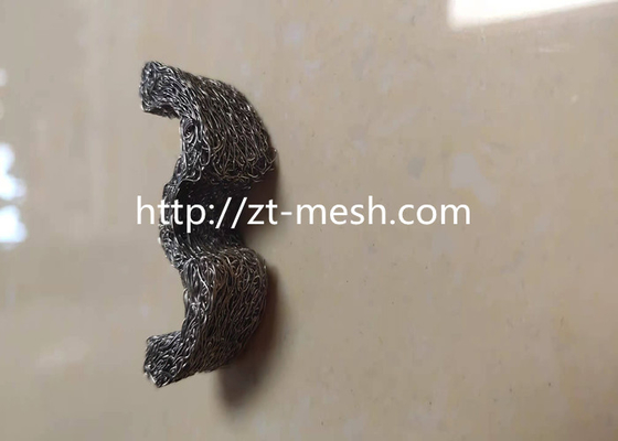 خاص على شكل W محبوك شبكة سلكية طوقا الفولاذ المقاوم للصدأ 0.11mm
