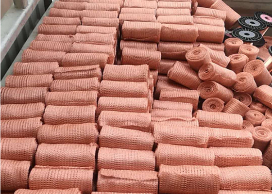 8mm SS304 محبوك شبكة النسيج ODM مقاومة درجات الحرارة العالية 800 درجة