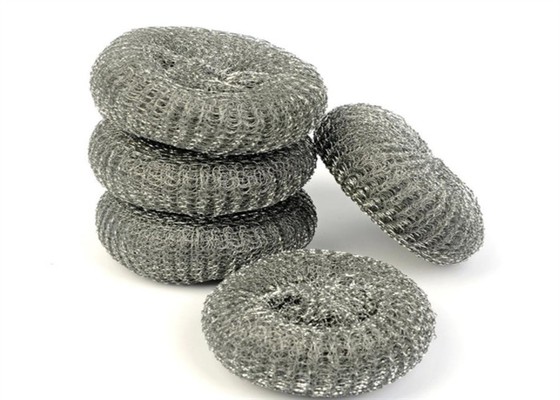 5pcs 20Gram كرة تنظيف المطبخ ، الفولاذ المقاوم للصدأ شبكة المجلفن الفراكة OEM