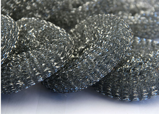 5pcs 20Gram كرة تنظيف المطبخ ، الفولاذ المقاوم للصدأ شبكة المجلفن الفراكة OEM