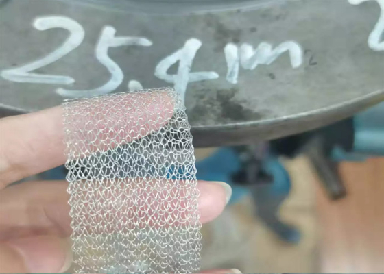 2.5CM من الفولاذ المقاوم للصدأ حلقات الشبكة السلكية الخيطية للشاشات