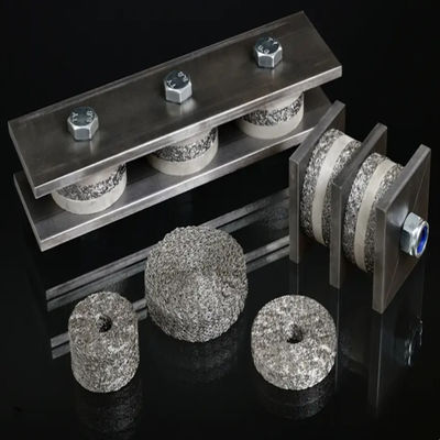 5-150 مم ارتفاع ضياء 10-200 مم شبكة سلكية محبوكة مضغوطة لترشيح كواتم الصوت