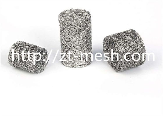 Customized Isolator Compressed Knitted Wire Mesh 10mm - 55mm 90% Filter For Automobile Engine