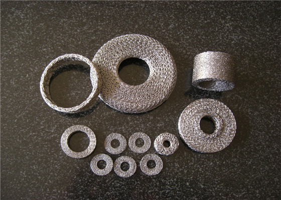 Sus304 0.23mm محبوك شبكة سلكية وسائد معدنية للأنابيب
