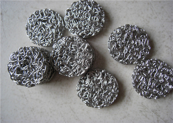 كاتم الصوت المضغوط شبكة سلكية منسوجة 5 مم - 25 مم 90٪ مرشح للسيارات الصناعية