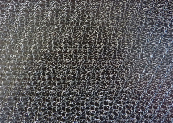 SS محبوك شبكة النسيج 4 * 5mm مش حفرة الغاز السائل AISI 301 ل ديميستر
