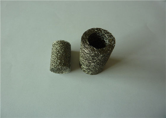 OD25mm مضغوط محبوك شبكة سلكية تصفية الغاز السائل 0.55mm 100mesh / بوصة