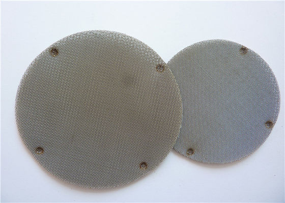 فتحة شبكة أسلاك منسوجة من الفولاذ المقاوم للصدأ لفة 500 شبكة 0.026 مم نسج عادي للتصفية