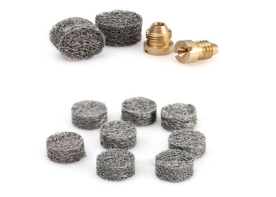 0.12mm OEM مضغوط محبوك شبكة أسلاك حلقة رغوة تصفية الضغط غسالة