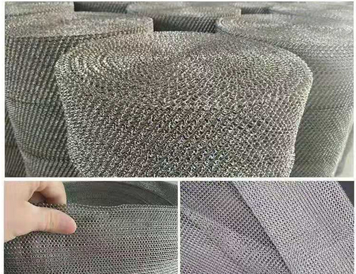 تصفية شبكة سلكية محبوكة معدنية مزدوجة الأسلاك النسيج عرض الدقة 400 مم SS316L حسب الطلب