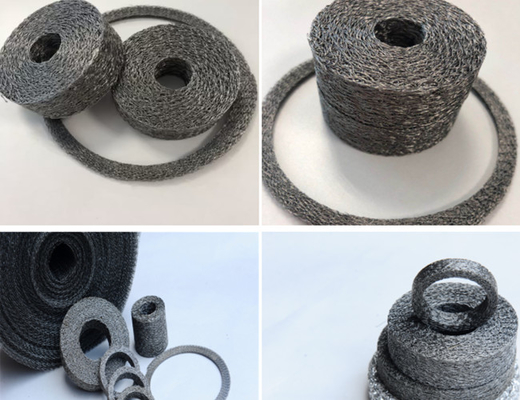 60 * 40 * 20 مم محبوك حشية شبكة سلكية للصدمات 30 مم لكاتم الصوت السيارات