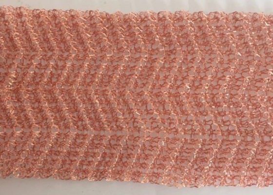 المموج / المجعد النحاس محبوك شبكة سلكية 0.18mm OEM للتصفية