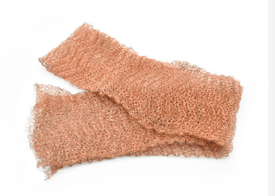 ODM محبوك شبكة أسلاك نحاسية لفة 50 مم عرض ثقب irregula