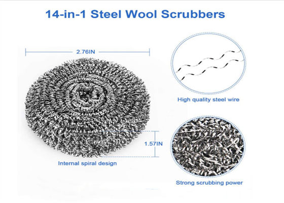 Dia6 * 6mm 9g الغسيل تنظيف الكرة الفولاذ المقاوم للصدأ أداة مطبخ