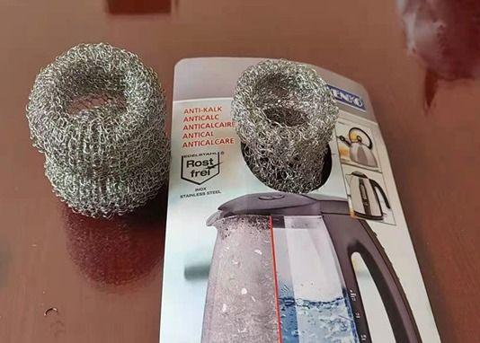 شبكة أسلاك محبوكة من الفولاذ المقاوم للصدأ 0.08 مم - 0.5 مم Dia OEM Kettle Filter Screen