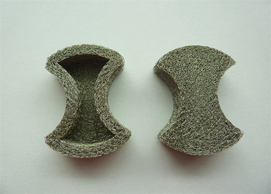 محبوك شبكة سلكية غسالة أسلاك الفولاذ المقاوم للصدأ 0.12 مم 35 مم مطاطا الأساسية يرتدون ISO9001