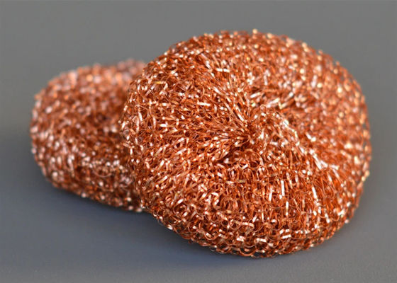 الفولاذ المقاوم للصدأ 35 مم العرض 0.23 مم محبوك شبكة أسلاك النحاس الأصفر للتنظيف