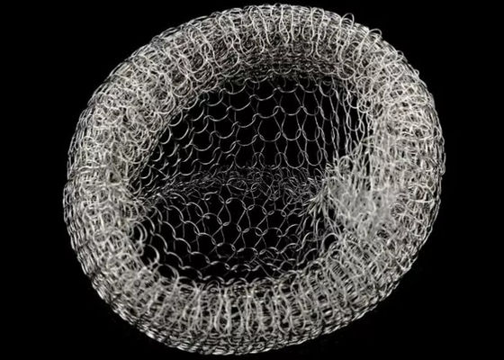 3 * 3mm حجم النسيج محبوك شبكة النحاس لمرشح الغاز السائل من الفولاذ المقاوم للصدأ