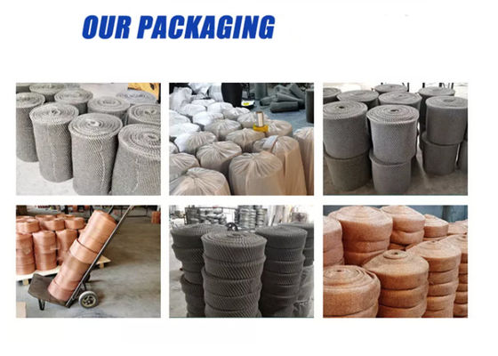 Aisi 304 شبكة سلكية محبوكة لفصل الماء عن الزيت