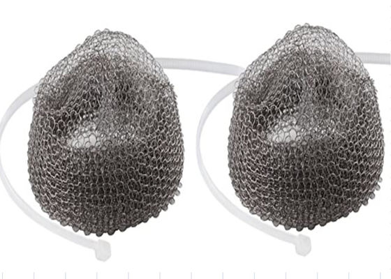 عرض 40 مم قطر 290 مم شبكة محبوكة لغسالة الغسيل مصائد الوبر