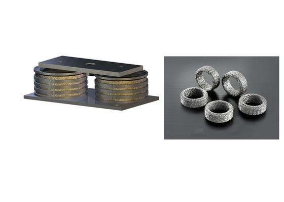 مخمدات وسادة معدنية أسطوانية الشكل Od80mm لامتصاص الصدمات