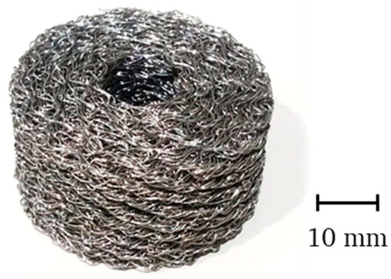 316 316l الفولاذ المقاوم للصدأ وسادة المخمدات Od قطر 70 مم سلك قطر 0.23 مم