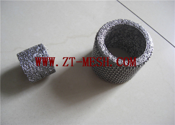 امتصاص الصدمات ضغط مرشح شبكة سلكية محبوك φ2-500mm نوع مسطح